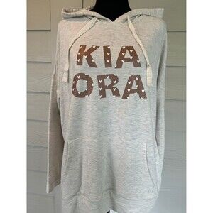 Upcycled J.Jill Lightweight Hoodie Kia Ora Large